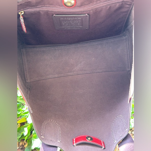 COACH Derby Pebble Leather Tote Bag - Picture 5 of 14